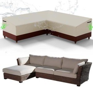 Waterproof V-Shape Garden Furniture Cover 215x215CM