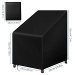 Heavy-Duty Waterproof Garden Chair Cover, 1pc