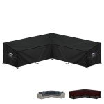 V-Shaped Waterproof Garden Sofa Cover 420D