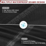 V-Shaped Waterproof Garden Sofa Cover 420D