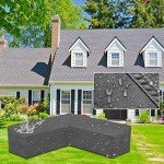Heavy Duty Garden L-Shape Sectional Sofa Cover