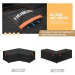 Waterproof V-Shape Garden Sofa Cover 420D