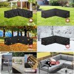 V-Shaped Waterproof Garden Sofa Cover 420D