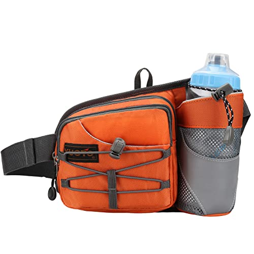 YUOTO Hiking Fanny Pack with Water Bottle Holster