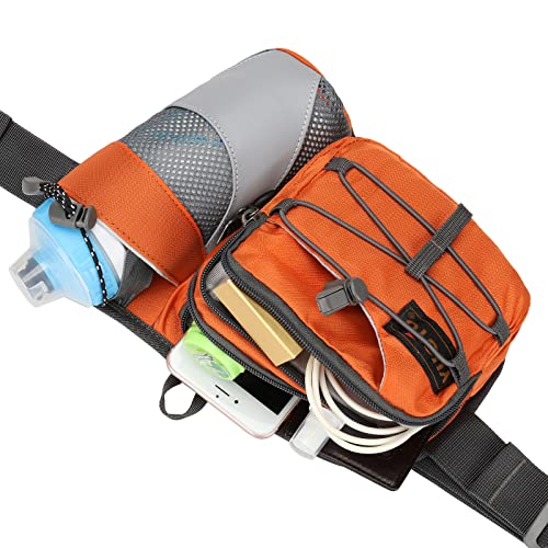 YUOTO Hiking Fanny Pack with Water Bottle Holster