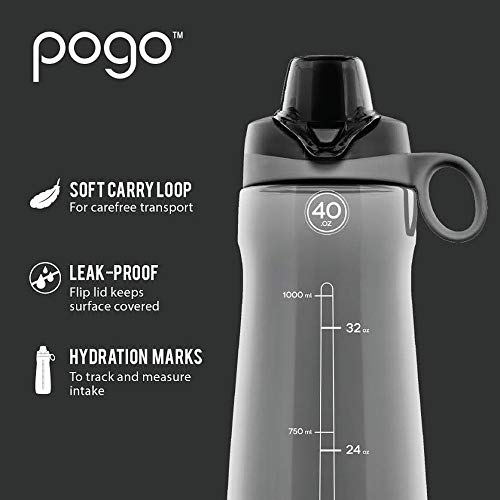 32 Oz Grey Pogo Hiking Water Bottle