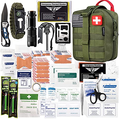 EVERLIT 250-Piece Hiking Emergency Survival First Aid Kit