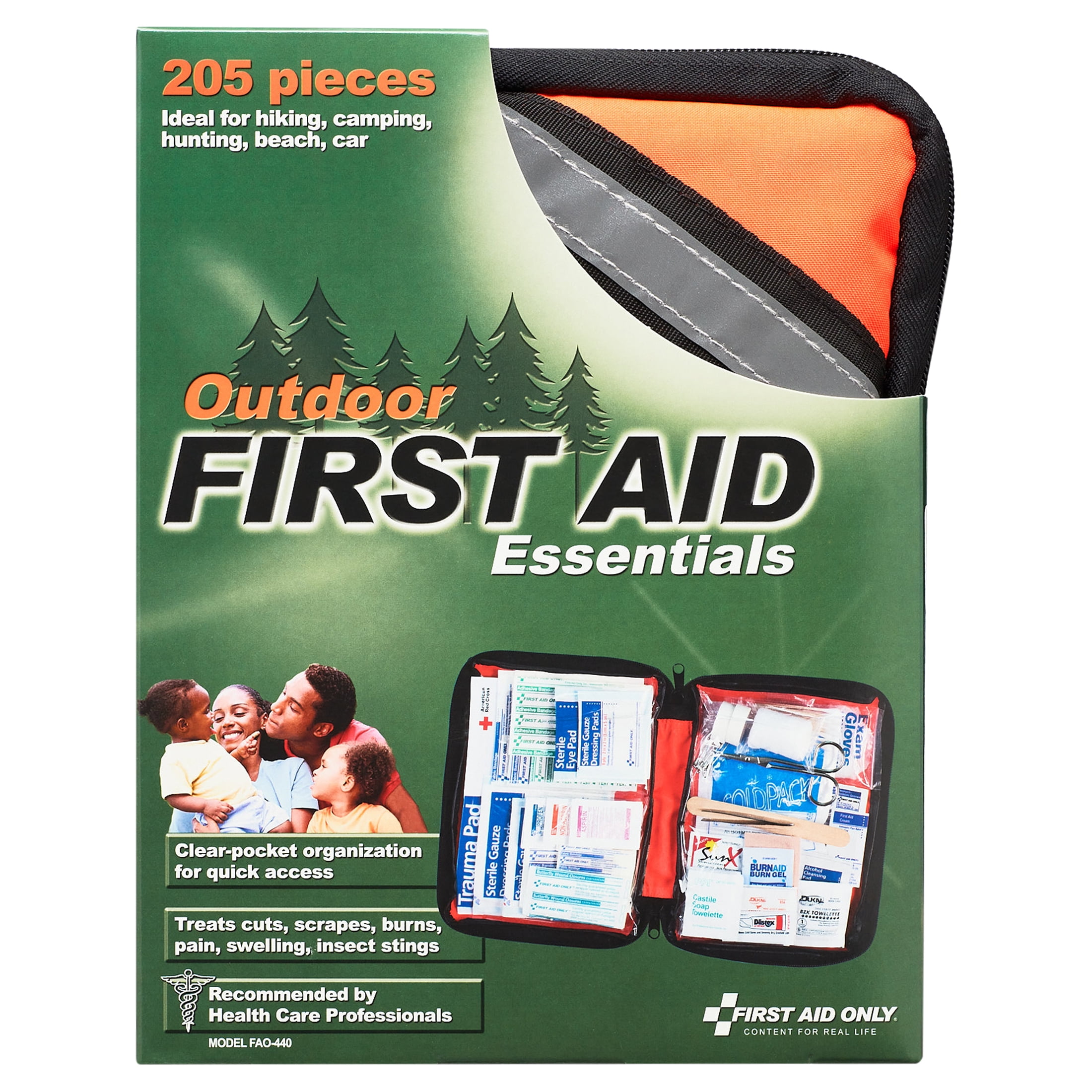 205-Piece First Aid Kit for Hiking and Camping