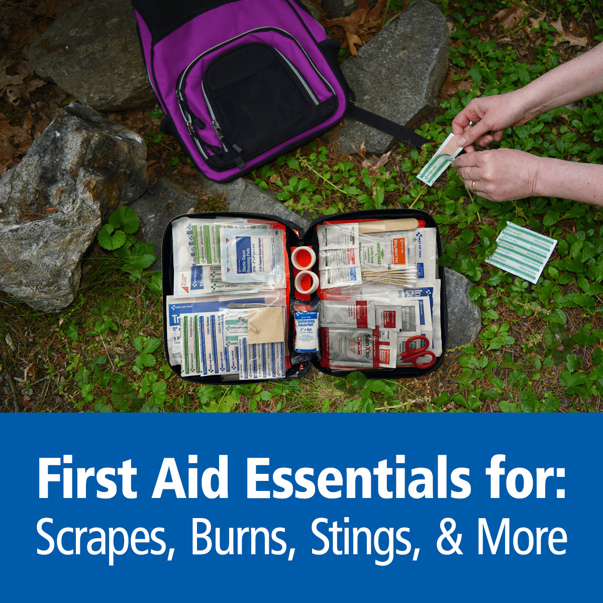 205-Piece First Aid Kit for Hiking and Camping