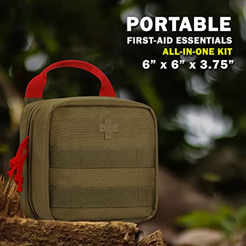 Everlit 180 Pcs Tactical First Aid Kit for Hiking
