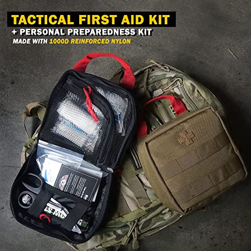 Everlit 180 Pcs Tactical First Aid Kit for Hiking