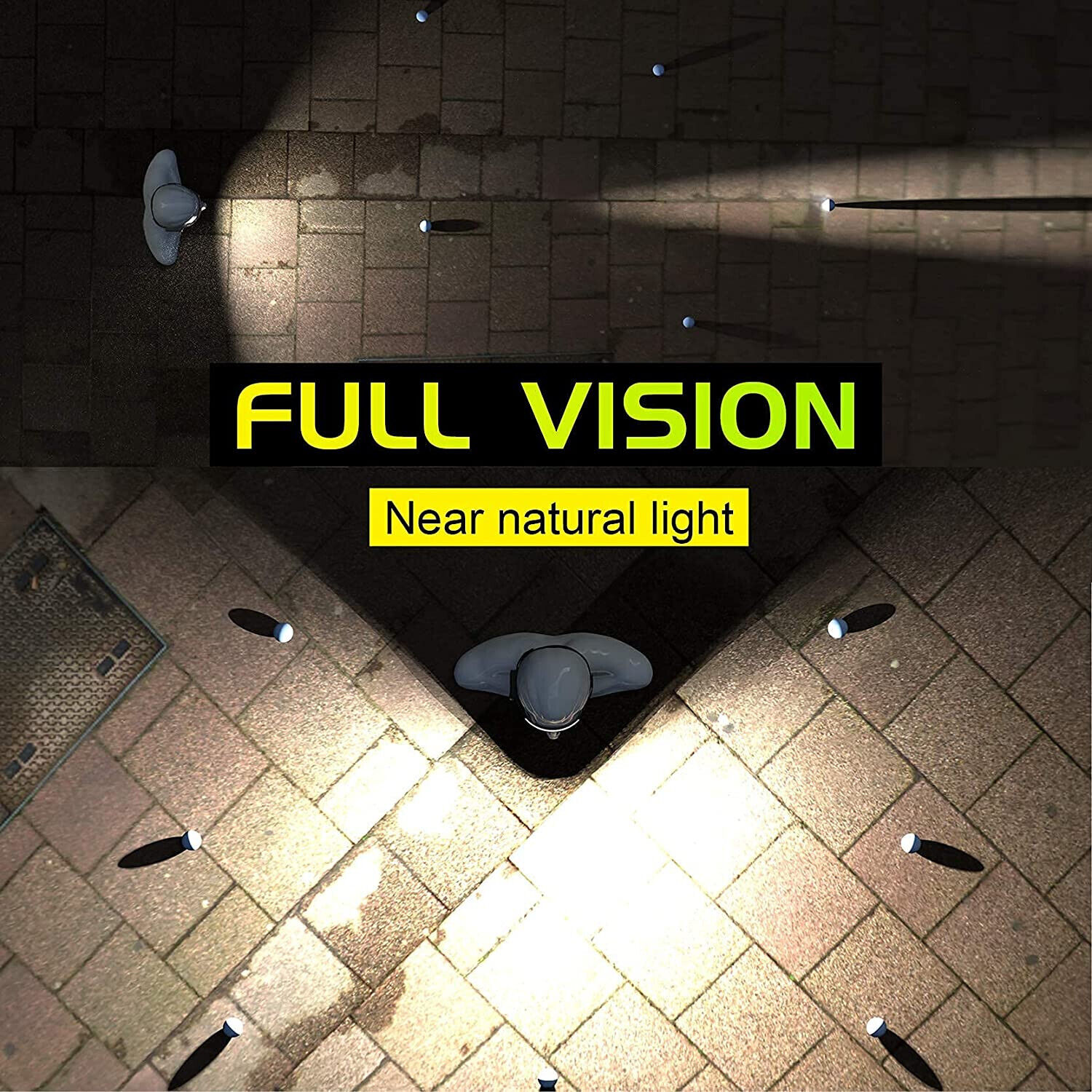 Waterproof Headlamps for Hiking, Fishing, Cycling - Set of 2