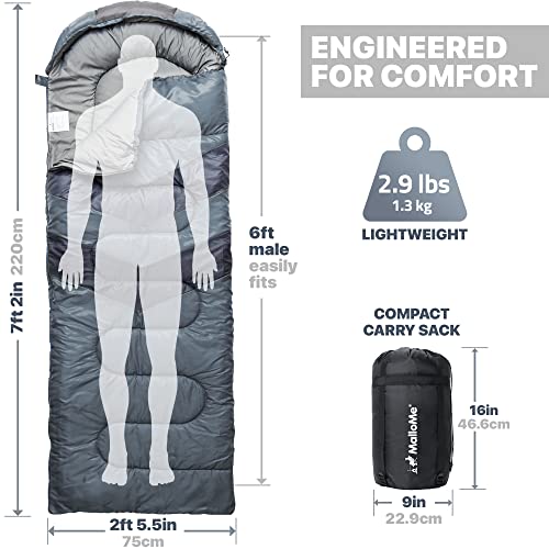 MalloMe Sleeping Bags for Cold Weather Hiking