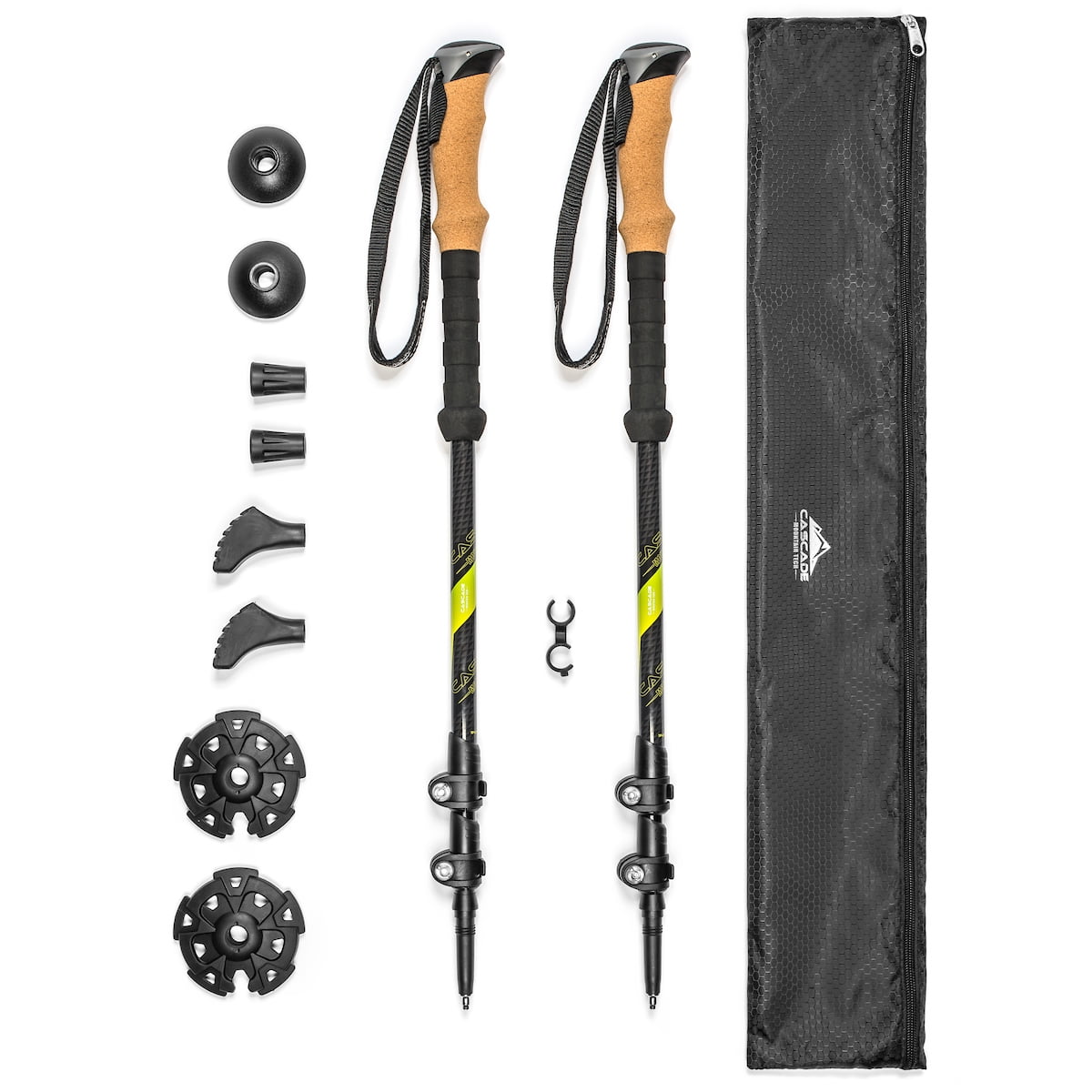 Carbon Fiber Quick Lock Trekking Poles - 54