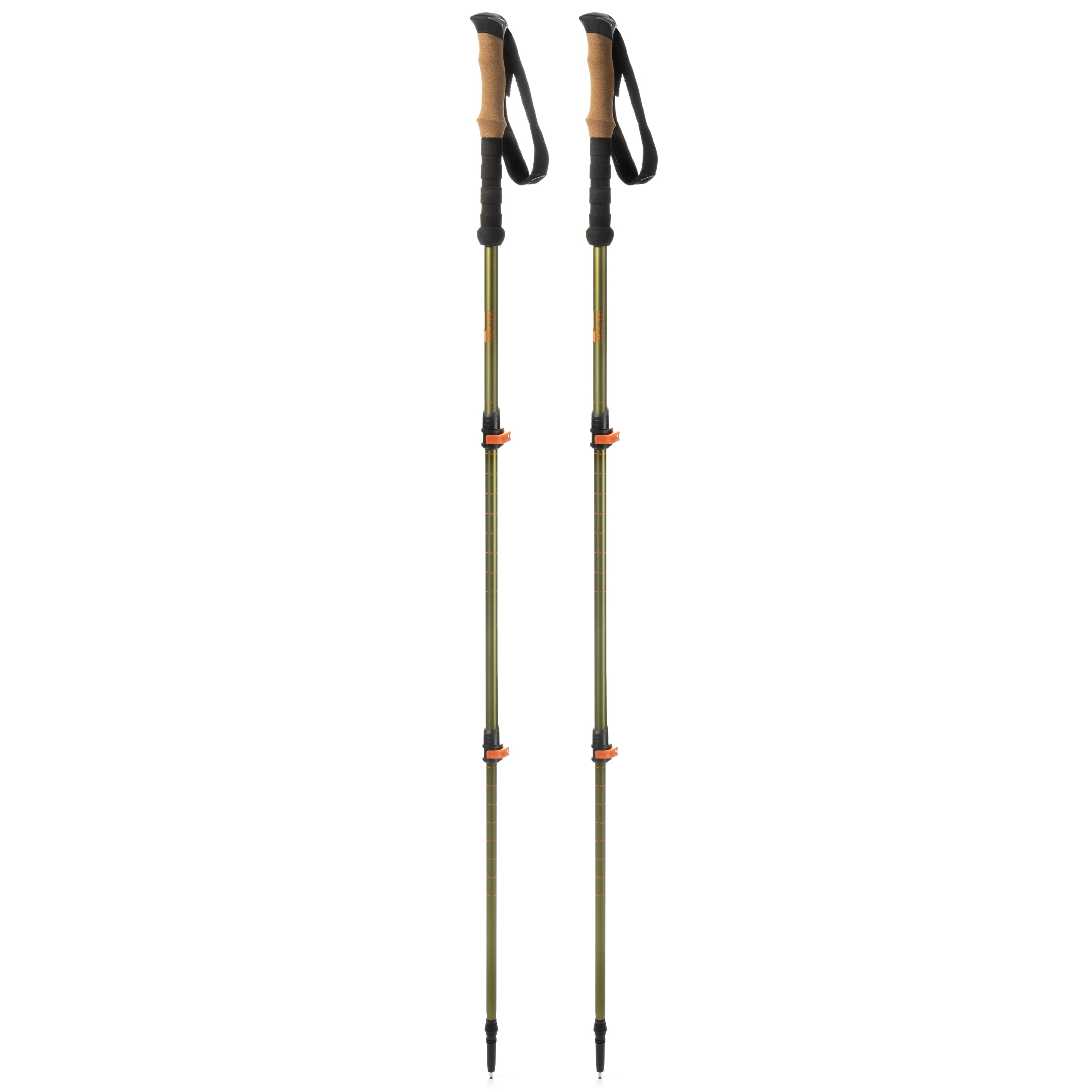 Aluminum Adjustable Quick Lock Trekking Poles - 2 pack