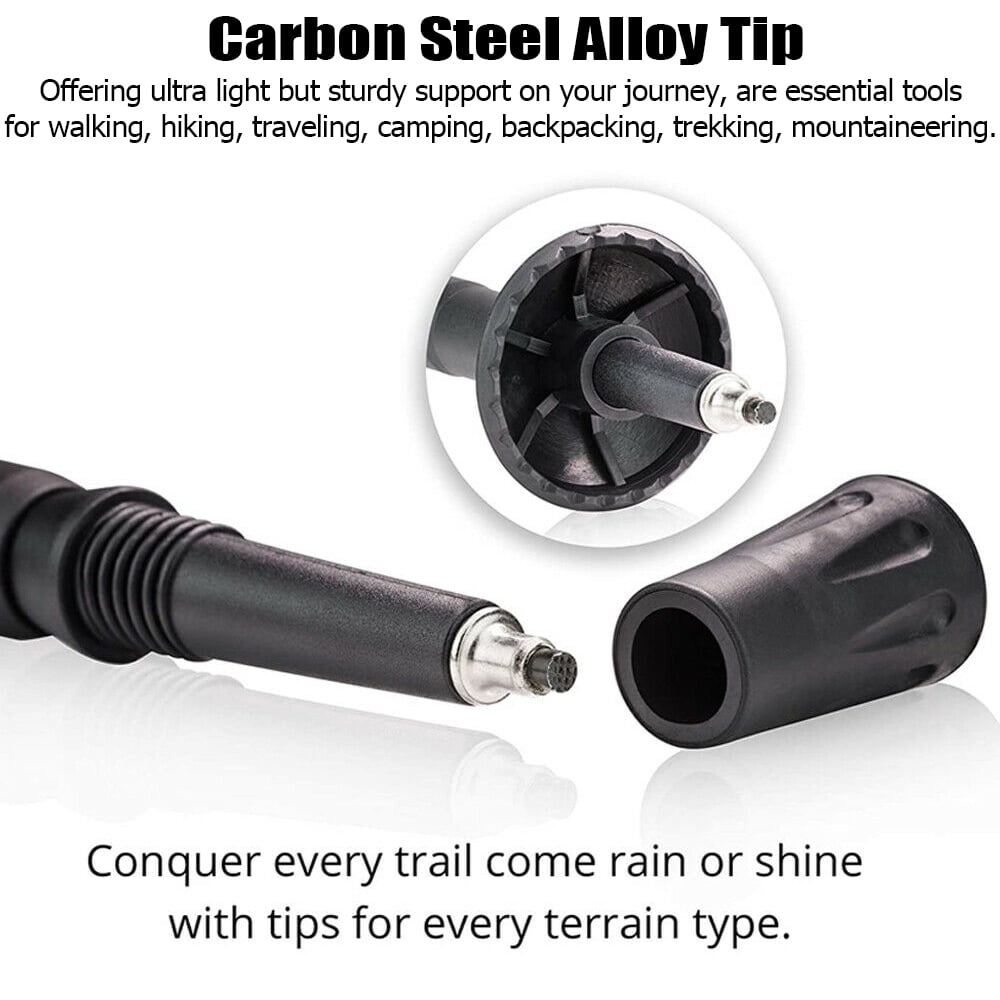 iClover Adjustable Hiking Sticks - Durable & Lightweight