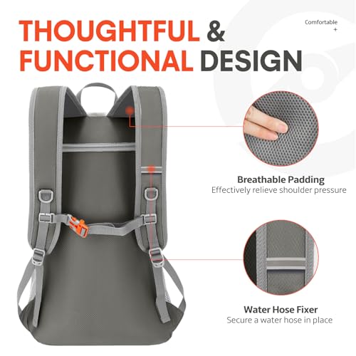 SAVVY NOMAD 40L Hiking Backpack - Gray