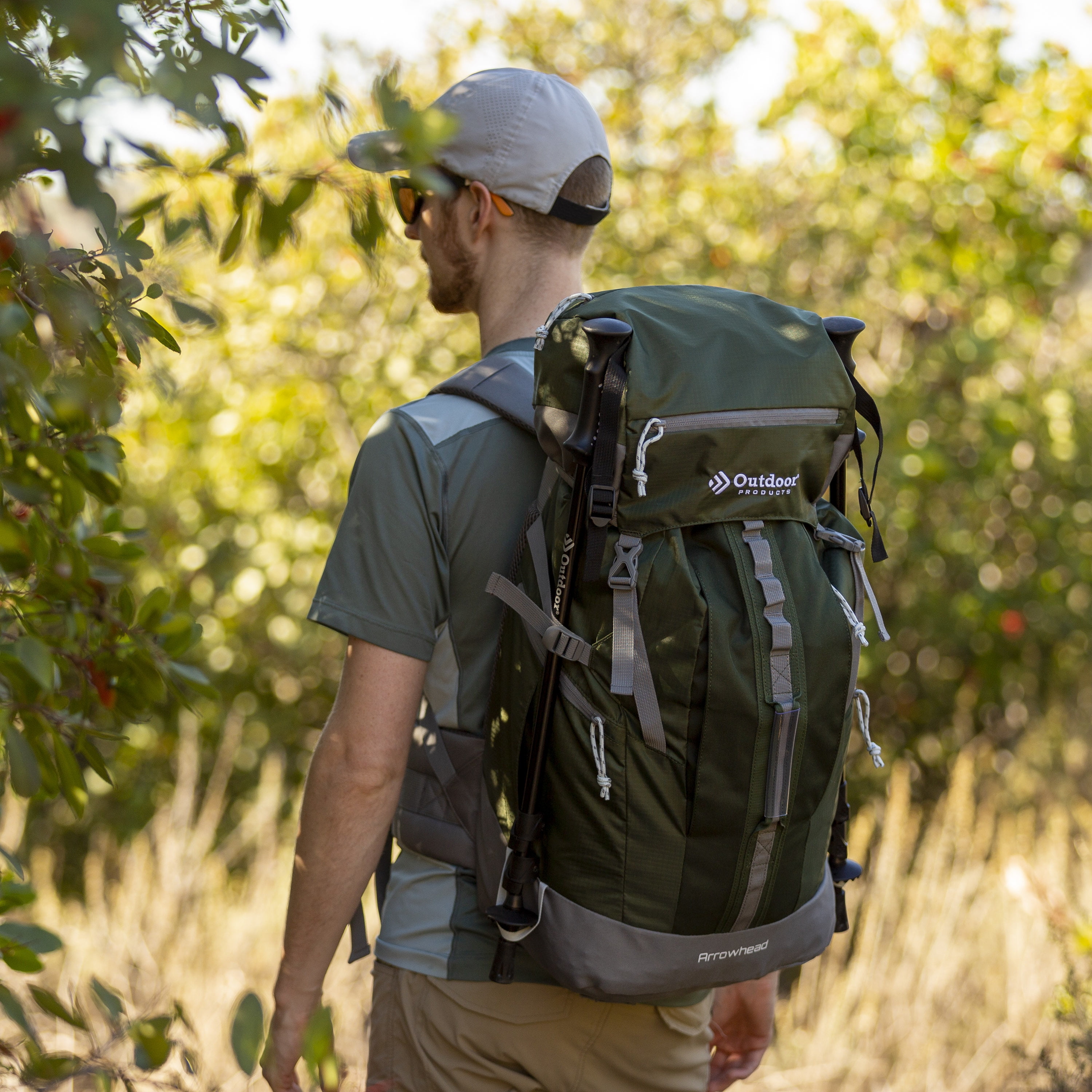 Apex Trekking Walking Hiking Pole Set - Black