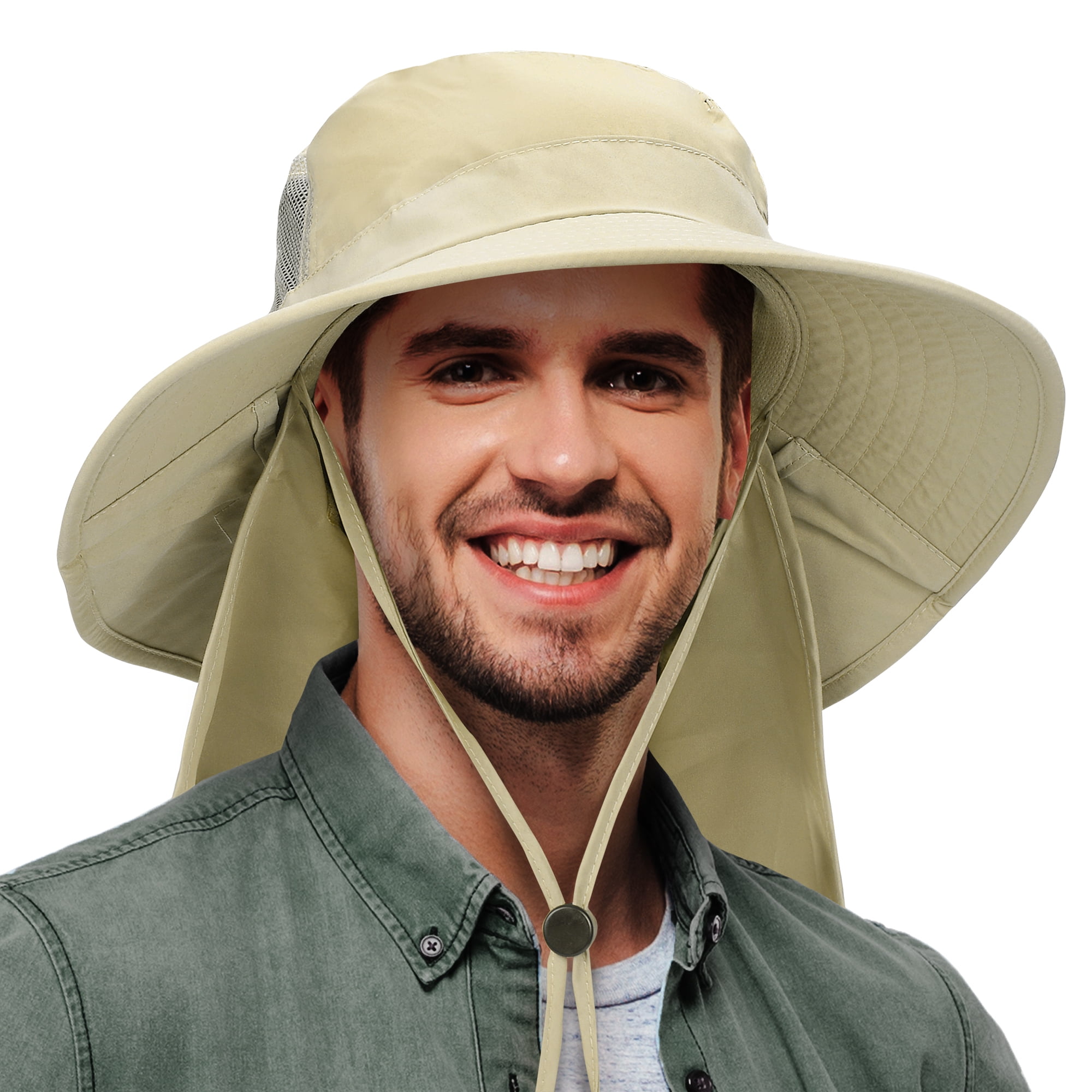 Men's UPF 50+ Wide Brim Hiking Hat