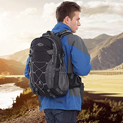 INOXTO 35L Lightweight Hiking Daypack with Rain Cover