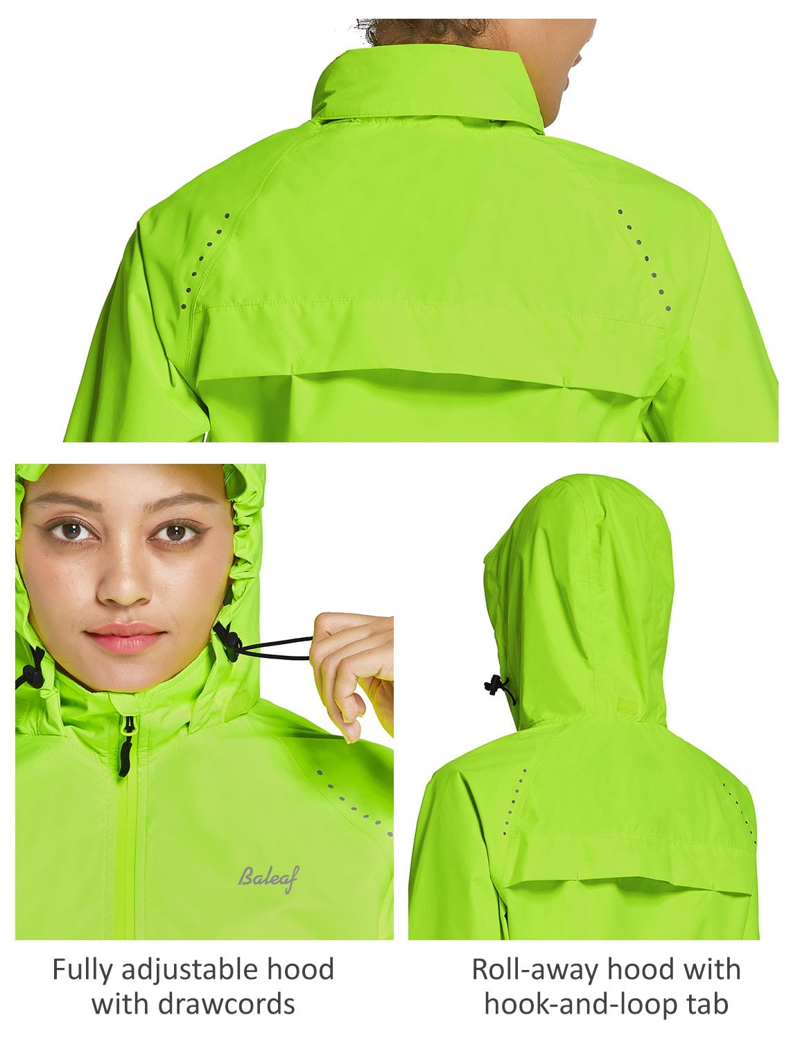 Women's Rain Jacket for Hiking - Size M