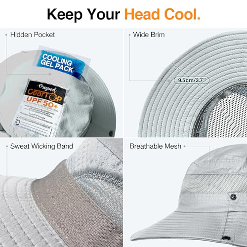 Wide Brim Sun Hat - UV Protection for Hiking