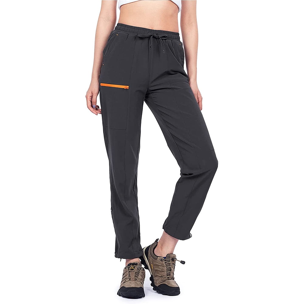 Hiauspor Women's Quick Dry Hiking Cargo Pants