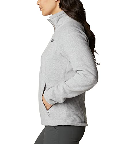 Columbia Women's Benton Springs Full Zip, Heather Grey