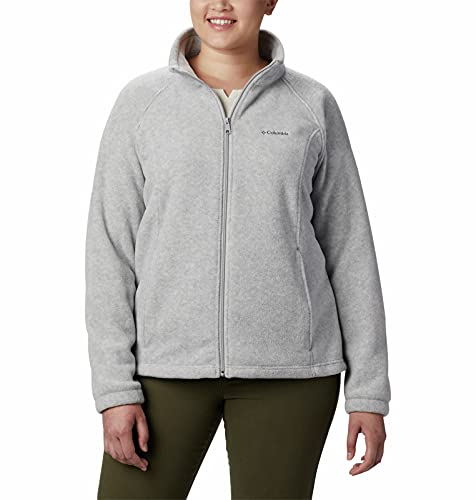Columbia Women's Benton Springs Full Zip, Heather Grey