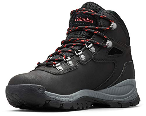 Columbia Women's Waterproof Hiking Boot - Black/Poppy Red