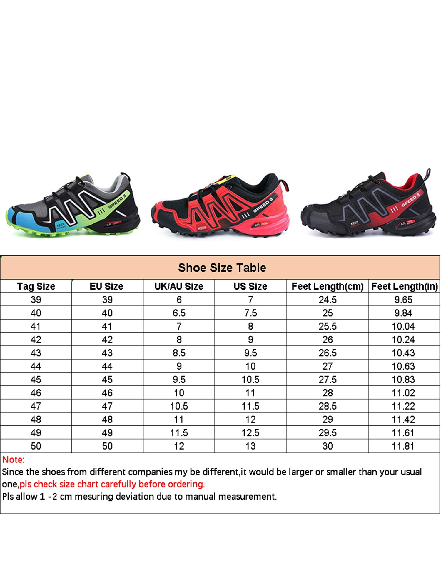 Men's Lightweight Trail Running Hiking Shoes