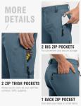 TBMPOY Men's Outdoor Hiking Pants - Blue, L