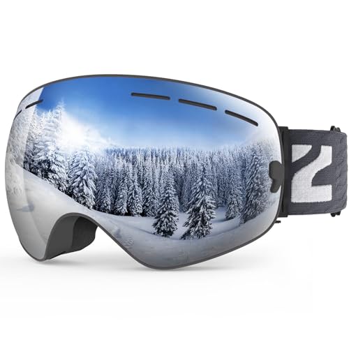 ZIONOR X Ski Goggles: OTG Design, UV Protection, Anti-Fog