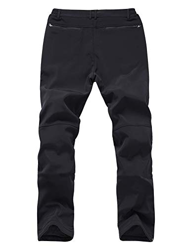 Men's Waterproof Softshell Snowboard Pants - 180Black, 32W x 32L