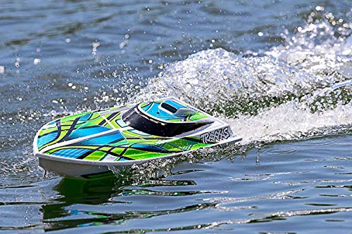 Traxxas 38104-1 Blast RC Electric Racing Boat, Green