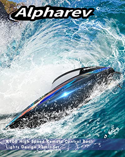 2 Pack ALPHAREV RC Boats: 20+ MPH Fun