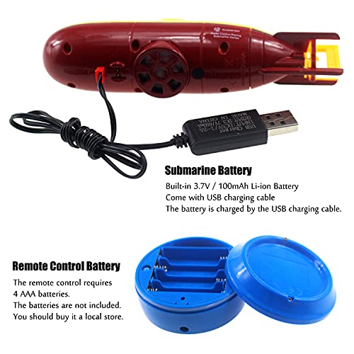 Mini RC Submarine Toy Remote Control Boat