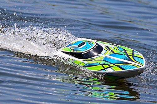 Traxxas 38104-1 Blast RC Electric Racing Boat, Green