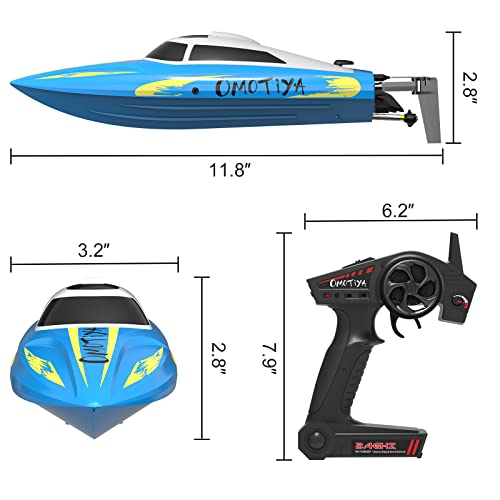 OMOTIYA RC Boat for Kids and Adults, 20mph Speed