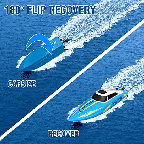 OMOTIYA RC Boat for Kids and Adults, 20mph Speed