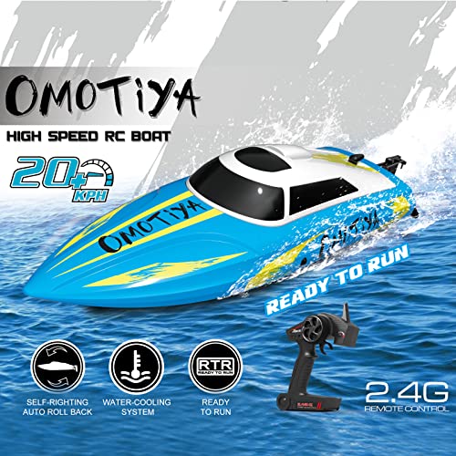 OMOTIYA RC Boat for Kids and Adults, 20mph Speed