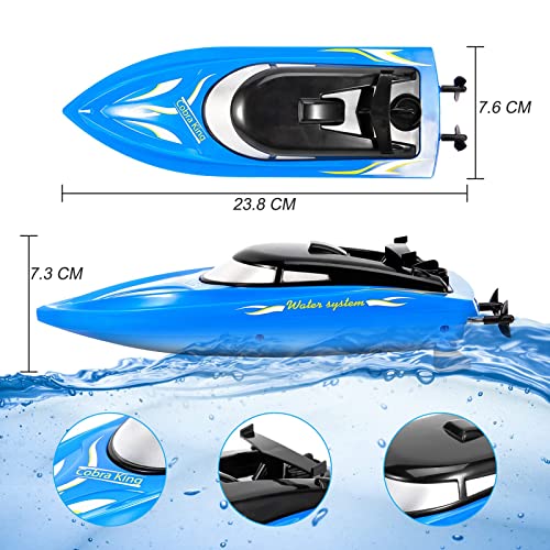 Twister.CK 3PACK RC Boat, High-Speed Remote Control for Kids & Adults