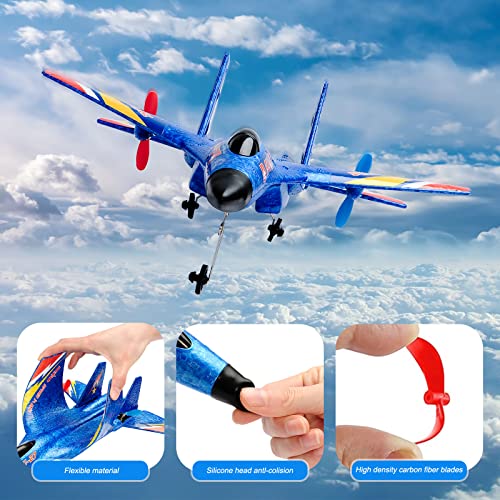 RoofWorld RC Glider Airplane with Easy Fly Fighter