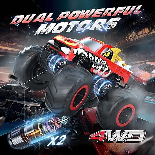 DEERC 1:16 Amphibious RC Monster Trucks - Waterproof