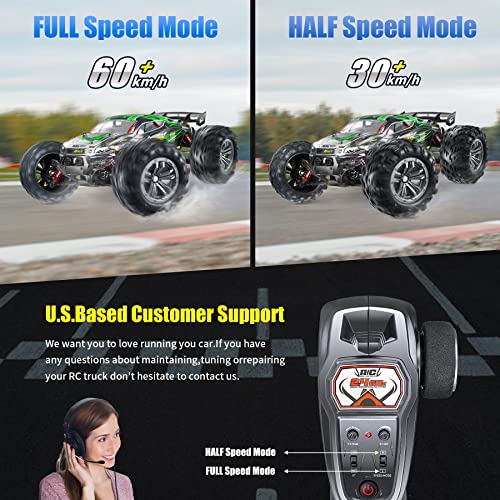 High Speed RC Monster Truck, 4WD Off-Road Vehicle