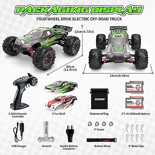 High Speed RC Monster Truck, 4WD Off-Road Vehicle