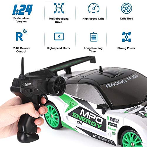 RC Drift Car 1/24 2.4GHz 4WD LED Sport Racing