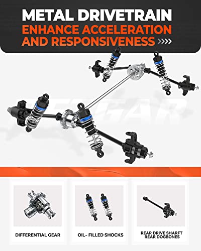 BEZGAR HM121 1:12 RC Truck - Waterproof Offroad Speed