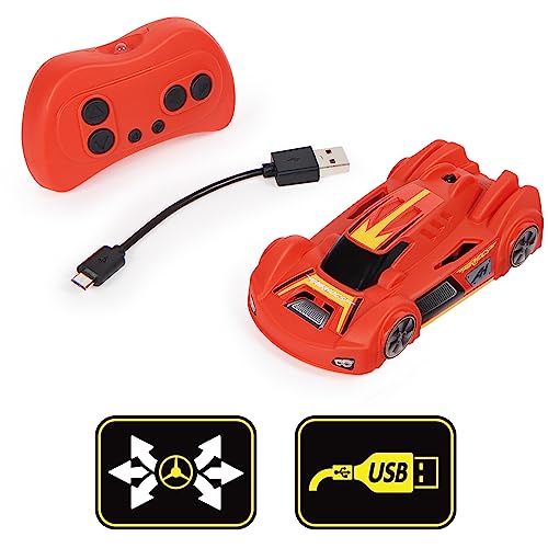 Red USB-C Rechargeable RC Wall Climber - 4+ Kids