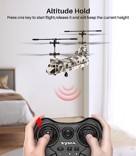 SYMA Military Transport RC Helicopter: Altitude Hold, LED Light